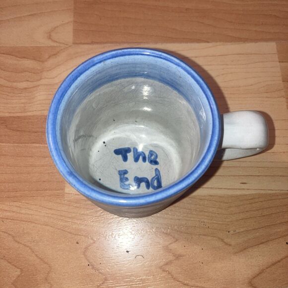 M A Hadley Signed Hand Painted Farm Animal Duck Mug 10oz "The End" In The Bottom - Picture 3 of 5